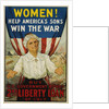 Women! Help America's Sons Win the War Poster by R.H. Porteous