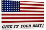 Give It Your Best! Poster by Charles Coiner