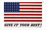 Give It Your Best! Poster by Charles Coiner