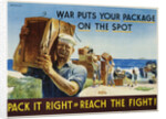 Pack It Right to Reach the Fight! Poster by John Falter