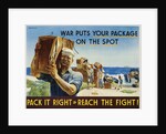 Pack It Right to Reach the Fight! Poster by John Falter