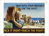 Pack It Right to Reach the Fight! Poster by John Falter