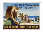 Pack It Right to Reach the Fight! Poster by John Falter