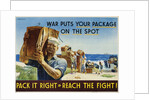 Pack It Right to Reach the Fight! Poster by John Falter