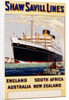 Poster for Shaw Savill Lines by Anonymous