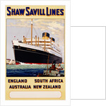 Poster for Shaw Savill Lines by Anonymous