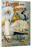 To Florida and the South - Savannah Line Poster by Anonymous