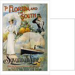 To Florida and the South - Savannah Line Poster by Anonymous