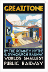 Greatstone - World's Smallest Public Railway Poster by N. Cramer Roberts