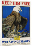 Keep Him Free, Buy War Savings Stamps Poster by Charles Livingston Bull