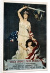 They Shall Not Perish Relief Poster by Douglas Volk