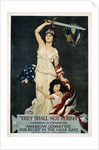 They Shall Not Perish Relief Poster by Douglas Volk