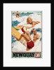Newquay on the Cornish Coast Poster by Alfred Lambart