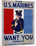 The U.S. Marines Want You Poster by Anonymous