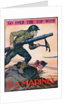 Go Over the Top with the U.S. Marines Recruitment Poster by John A. Coughlin