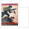 Go Over the Top with the U.S. Marines Recruitment Poster by John A. Coughlin
