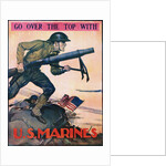 Go Over the Top with the U.S. Marines Recruitment Poster by John A. Coughlin