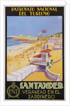 Santander Veranead en el Sardinero Poster by Baldrich