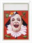 Poster of Clowns with Dog and Goose by Anonymous