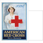 Join! American Red Cross Serves Humanity Poster by Lawrence Wilbur