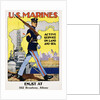 U.S. Marines - Active Service on Land and Sea Recruiting Poster by Anonymous