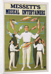 Poster Advertisement for Messett's Musical Entertainers by Anonymous