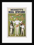 Poster Advertisement for Messett's Musical Entertainers by Anonymous