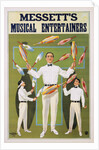 Poster Advertisement for Messett's Musical Entertainers by Anonymous