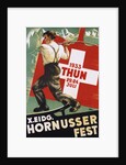 Poster for 1933 "Hornusser Fest" in Thun, Switzerland by Clare