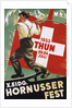 Poster for 1933 "Hornusser Fest" in Thun, Switzerland by Clare
