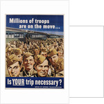 Is Your Trip Necessary? Poster by Montgomery Melbourne