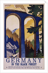 Germany in the Black Forest Poster by Friedel Dzubas