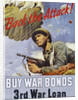 Back the Attack! War Bonds Poster by Schrieber