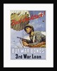 Back the Attack! War Bonds Poster by Schrieber