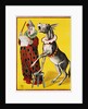 Poster Depicting a Clown and Donkey Singing by Anonymous