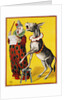 Poster Depicting a Clown and Donkey Singing by Anonymous