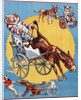 Poster Depicting Clowns and Donkeys by Anonymous