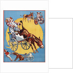 Poster Depicting Clowns and Donkeys by Anonymous