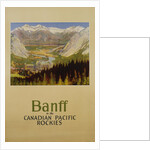 Banff in the Canadian Pacific Rockies Poster by Anonymous