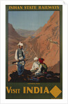 Visit India - Indian State Railways, Khyber Pass Poster by Bylityllis