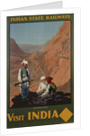Visit India - Indian State Railways, Khyber Pass Poster by Bylityllis