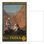 Visit India - Indian State Railways, Khyber Pass Poster by Bylityllis