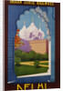 Visit India - Indian State Railways, Delhi Poster by Gtait