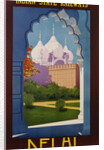 Visit India - Indian State Railways, Delhi Poster by Gtait