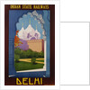 Visit India - Indian State Railways, Delhi Poster by Gtait