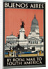 Buenos Aires - By Royal Mail to South America Poster by Kenneth Shoesmith