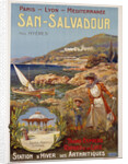 San-Salvadour Poster by Ernest Louis Lessieux