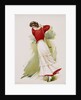 Poster Depicting a Woman Playing Golf by Maud Stumm