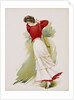 Poster Depicting a Woman Playing Golf by Maud Stumm
