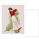 Poster Depicting a Woman Playing Golf by Maud Stumm